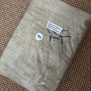 KING SIZE BED SKIRT - ASIAN PRINT